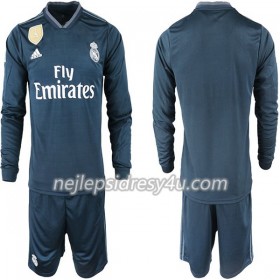 Fotbalový Dres Real Madrid Dětské Venkovní 2018/19 Dlouhý Rukáv